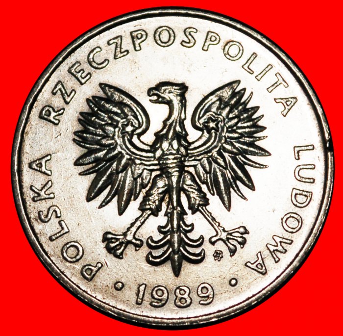  * STARS ON EAGLE: POLAND ★ 20 ZLOTY 1989! ★LOW START★ NO RESERVE!   