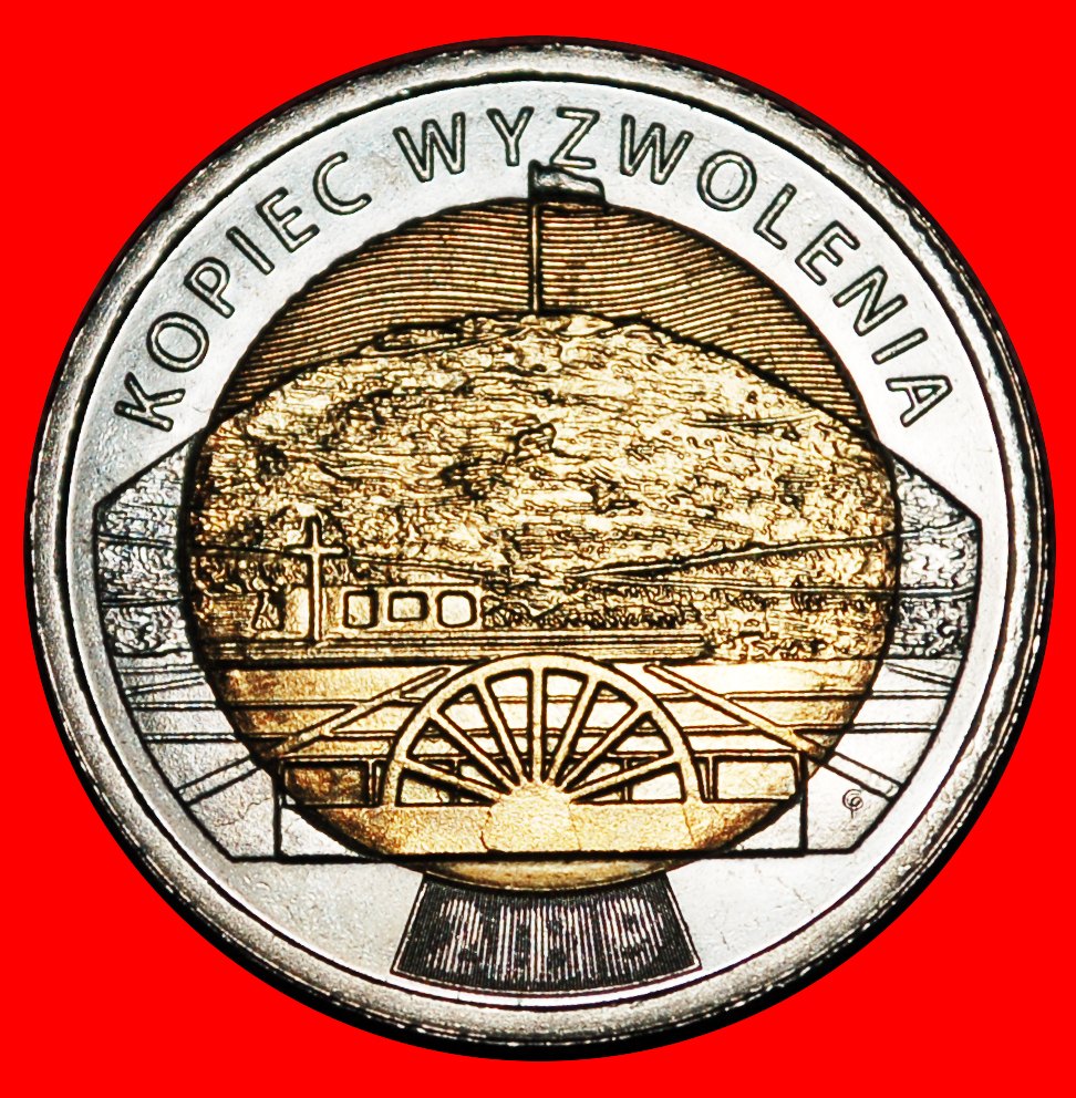 * BIMETALLISCH: POLEN ★5 ZLOTY 2019 STG STEMPELGLANZ! JOHANN III. SOBIESKI 1674-1696 OHNE VORBEHALT!