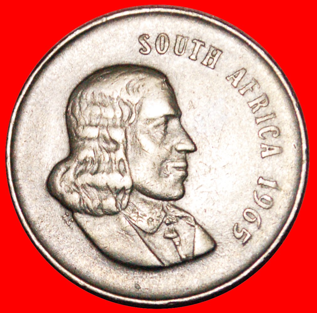  * DISCOVERY COIN FLOWER: SOUTH AFRICA ★ 20 CENTS 1965 ENGLISH LEGEND! LOW START ★ NO RESERVE!   