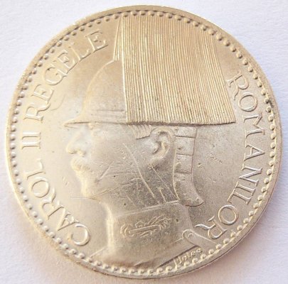  RUMÄNIEN ROMANIA 50 Lei 1937 Nickel s-ss   