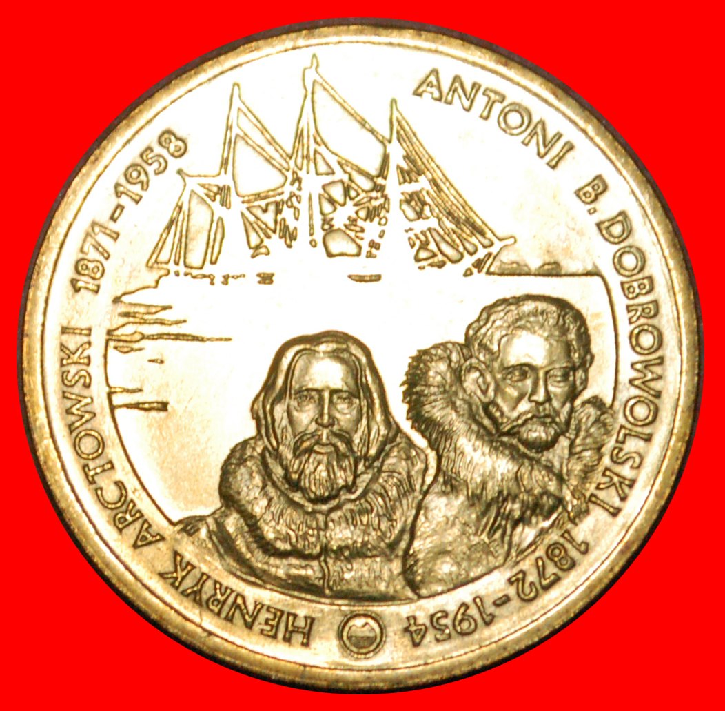  • SCHIFF: POLEN ★ 2 ZLOTY 2007 NORDISCHES GOLD FEHLER STG STEMPELGLANZ! OHNE VORBEHALT!   