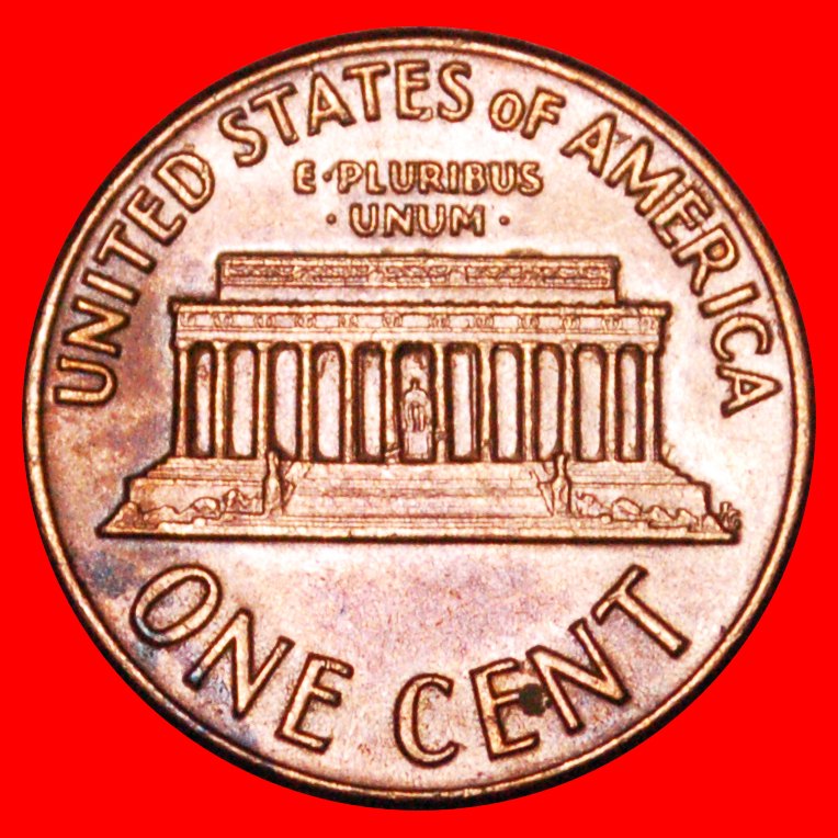  * MEMORIAL (1959-1982): USA ★ 1 CENT 1971 uSTG STEMPELGLANZ! LINCOLN (1809-1865) NUR VERÖFFENTLICHT!   