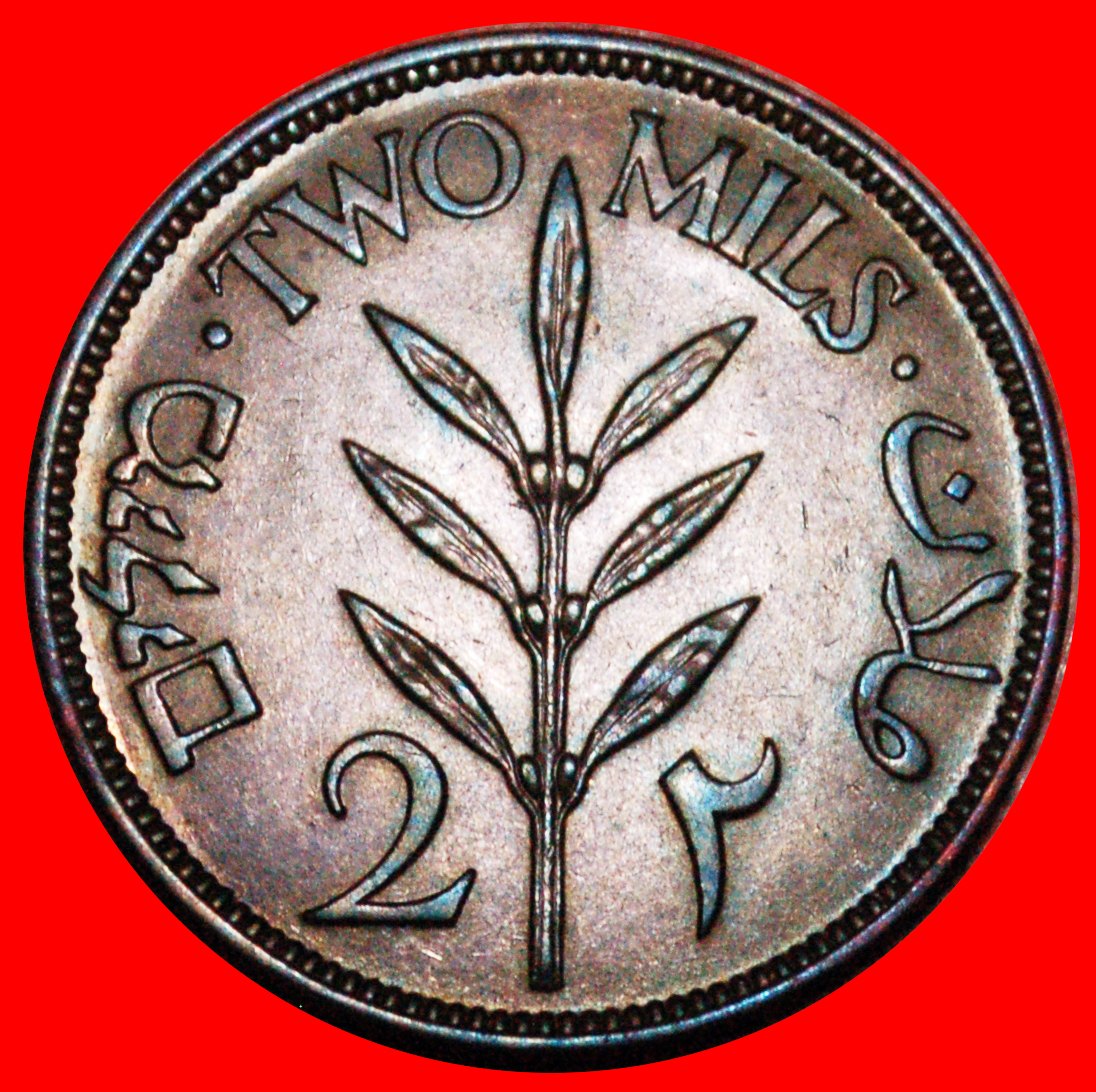  * GREAT BRITAIN (1927-1947): PALESTINE ★ 2 MILS 1941! WARTIME (1939-1945) LOW START ★ NO RESERVE!   