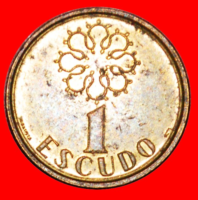 * * GROSSE FORMWINDOW (1986-2001): PORTUGAL ★ 1 ESCUDO 1987 DISCOVERY COIN! LOW START! ★ NO RESERVE!