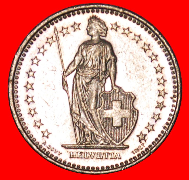 * WITH STAR (1983-2021): SWITZERLAND★1/2 FRANC 1993B MINT LUSTRE! DISCOVERY★LOW START! ★ NO RESERVE!   