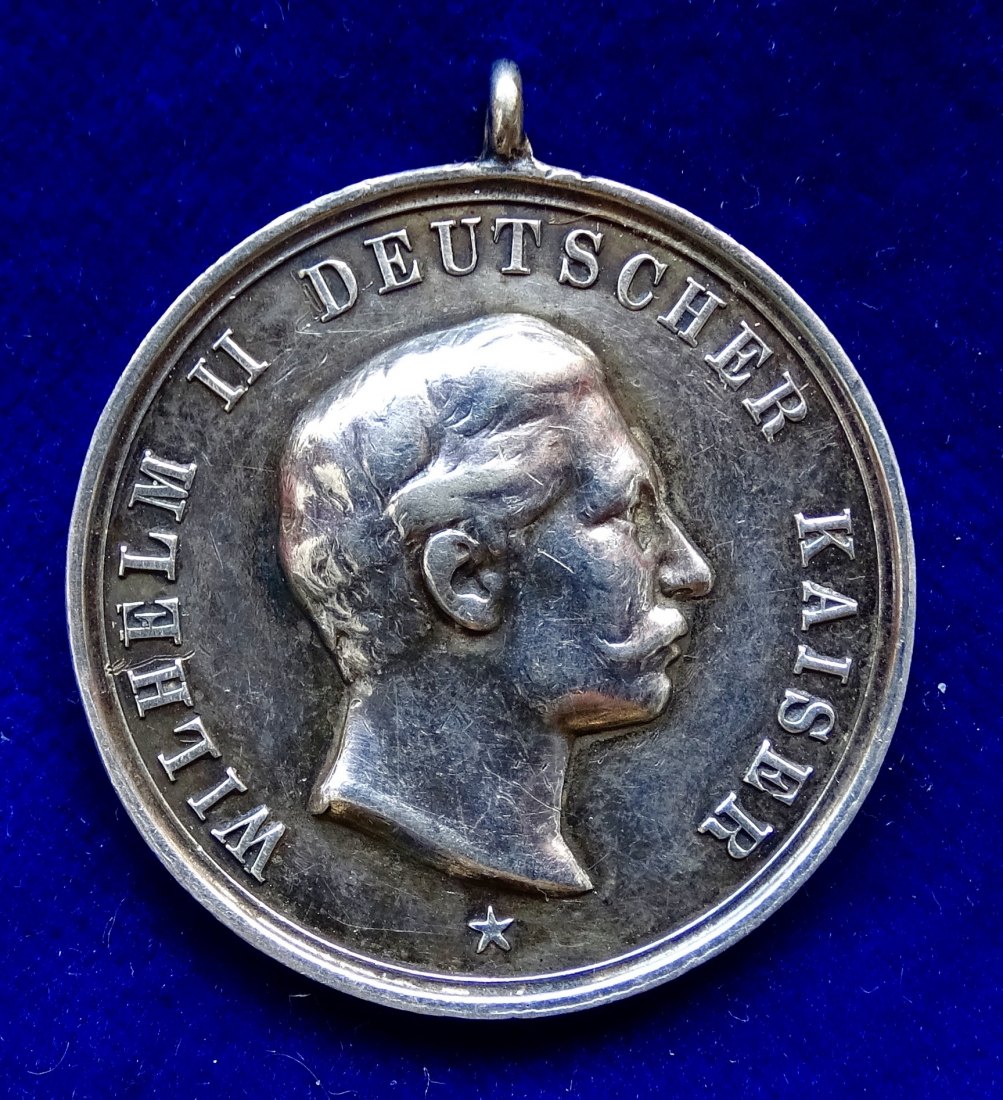  Sedantag 1895 Silber-Medaille Brehna, Provinz Sachsen, heute Sachsen-Anhalt   