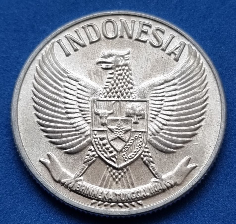  8265(11) 50 Sen (Indonesien / Garuda Pancasila) 1961 in UNC ....................... von Berlin_coins   