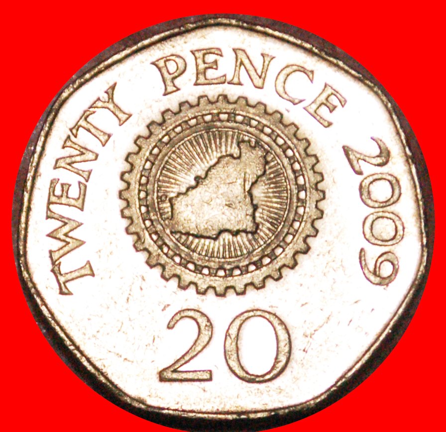 * SIEBENECK (1999-2012): GUERNSEY ★ 20 PENCE 2009! OHNE VORBEHALT!