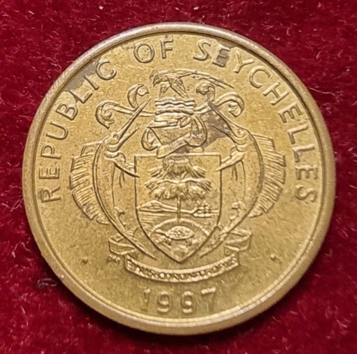  10430(5) 10 Cents (Seychellen / Thunfisch) 1997 in vz ............................. von Berlin_coins   