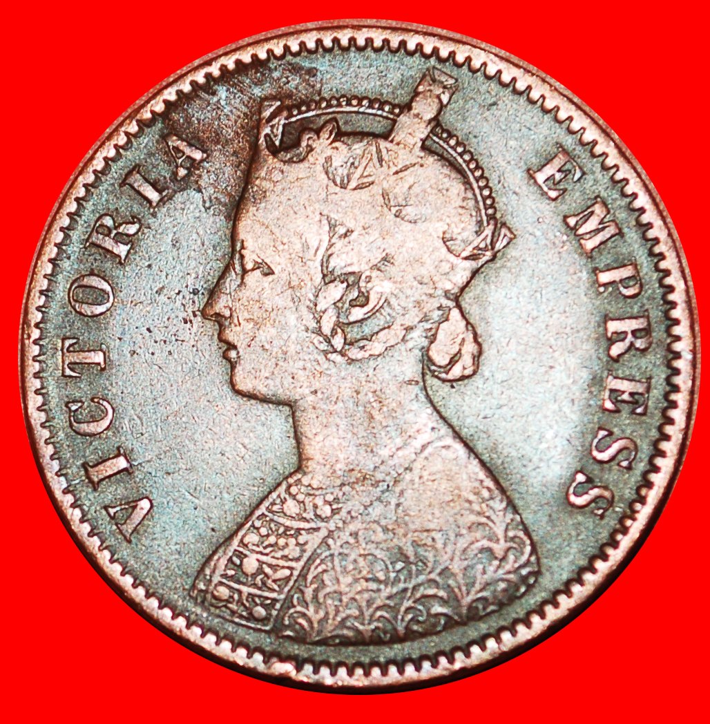  * QUEEN (1877-1901): INDIA ★ 1/4 ANNA 1895!★LOW START ★ NO RESERVE!   