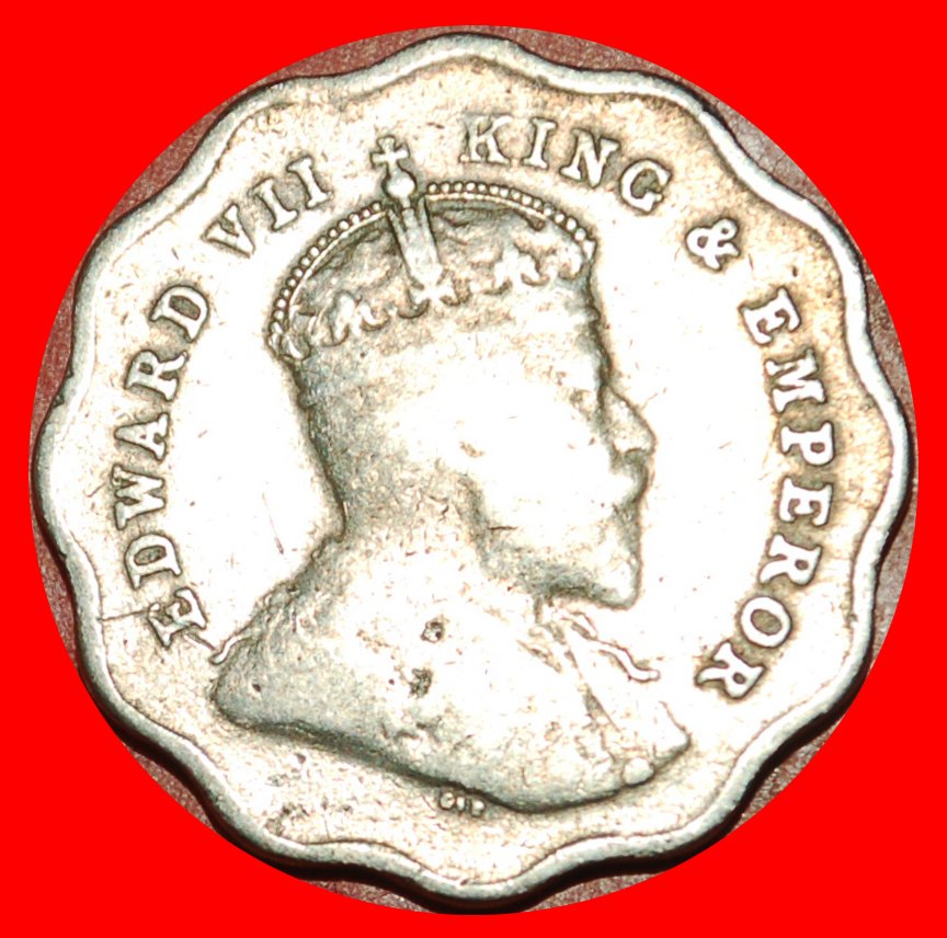  * BOMBAY (1906-1910): INDIA ★ 1 ANNA 1907! EDWARD VII (1902-1910) ★LOW START ★ NO RESERVE!   