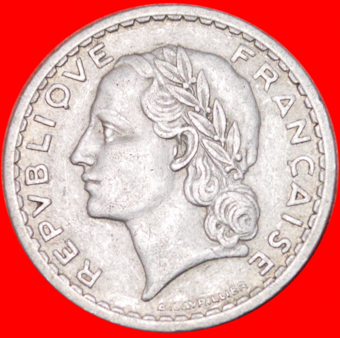  *• OPEN 9 ★ FRANCE ★  5 FRANCS 1945! LOW START ★ NO RESERVE!   