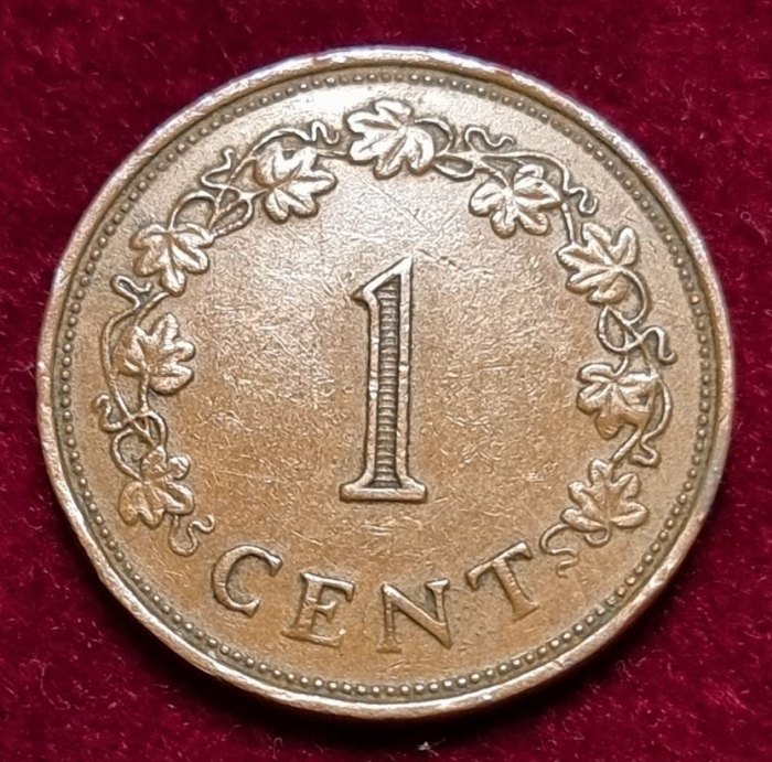  8617(2) 1 Cent (Malta / Georgskreuz) 1972 in ss ................................... von Berlin_coins   