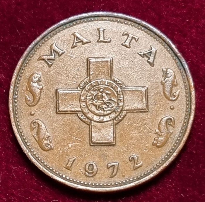  8617(2) 1 Cent (Malta / Georgskreuz) 1972 in ss ................................... von Berlin_coins   