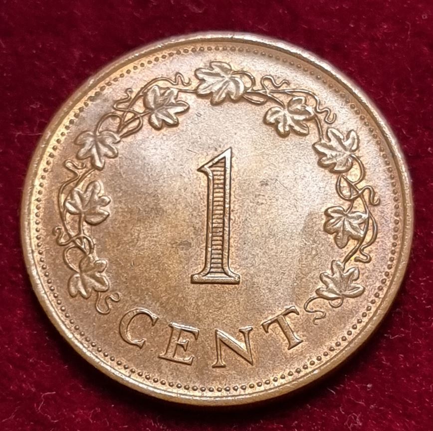  11081(3) 1 Cent (Malta / Georgskreuz) 1977 in vz ................................. von Berlin_coins   