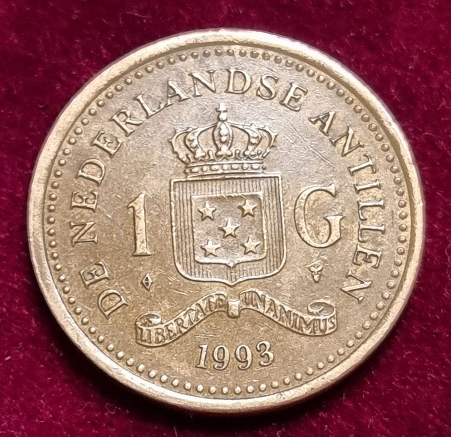 11341(3) 1 Gulden (Niederländische Antillen) 1993 in ss-vz ........................ von Berlin_coins