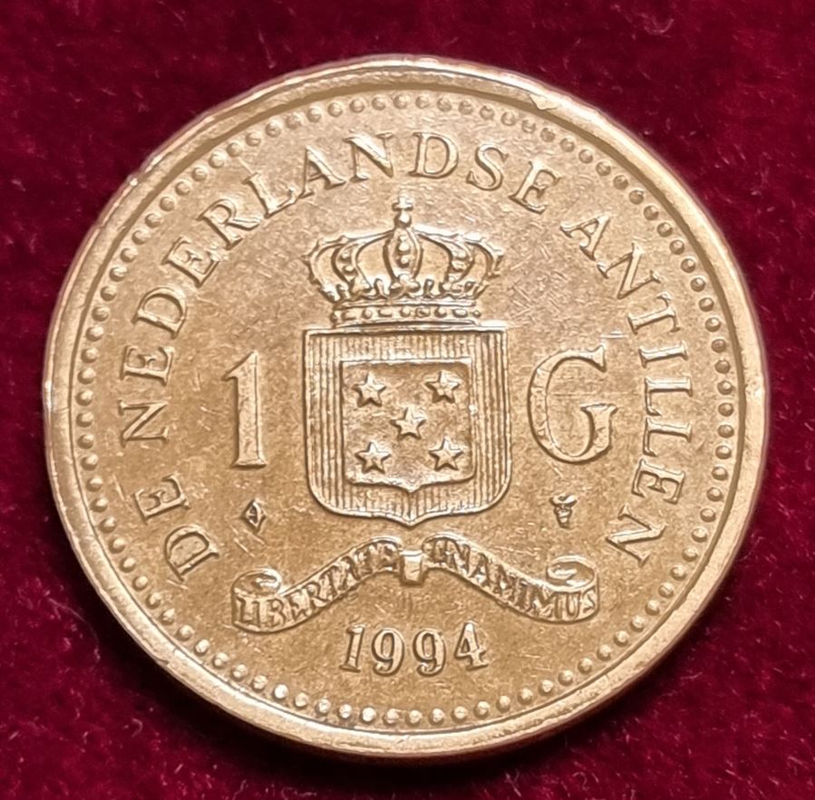3743(8) 1 Gulden (Niederländische Antillen) 1994 in vz ............................ von Berlin_coins