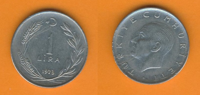  Türkei 1 Lira 1973   