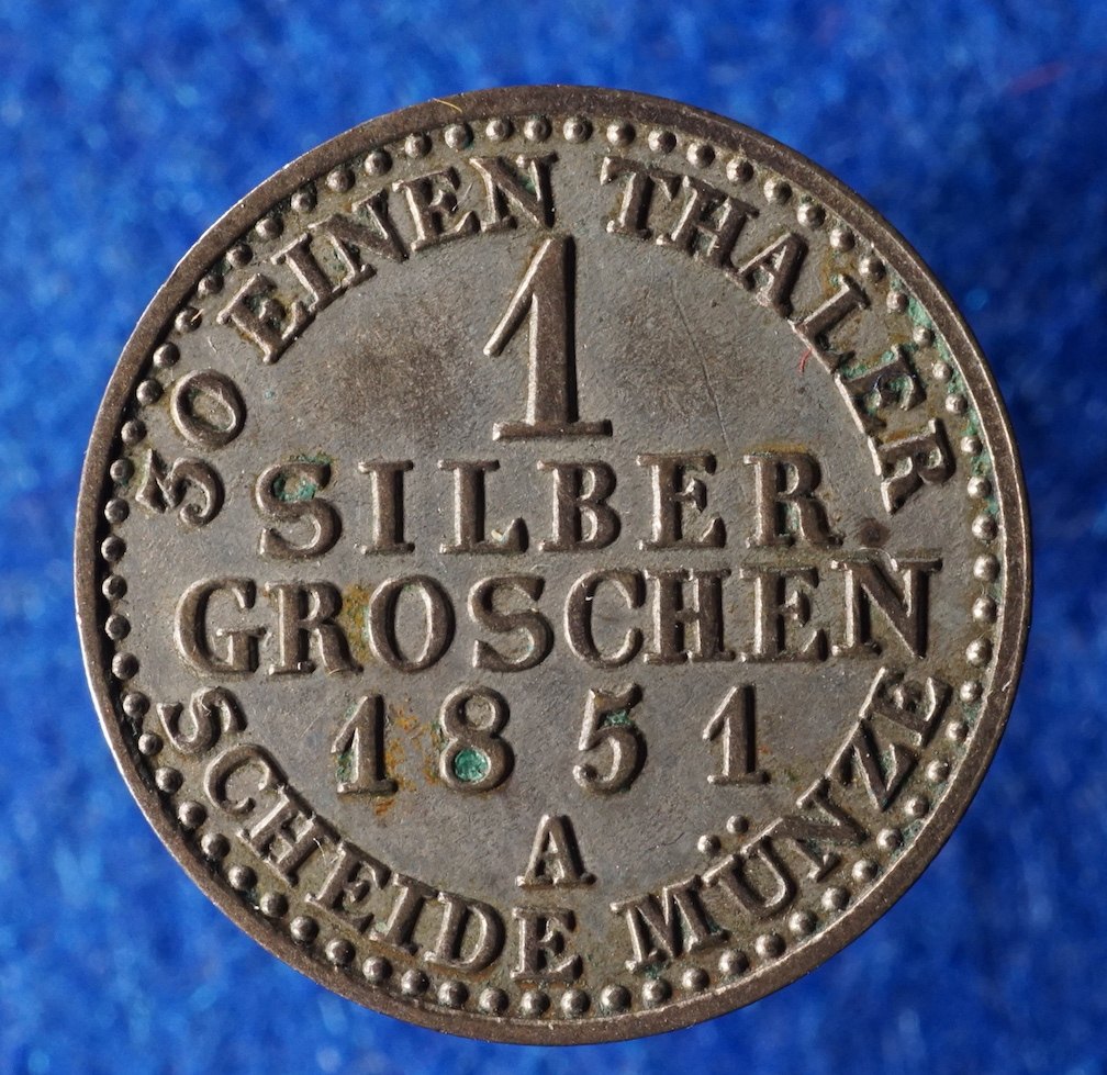 Brandenburg-Preußen, 1 Silbergroschen 1851 A