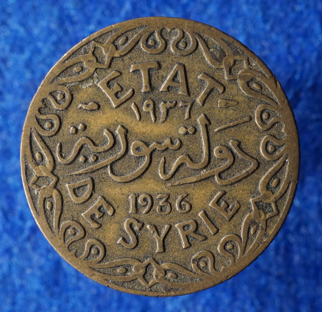 Syrien, 5 Piastres 1936