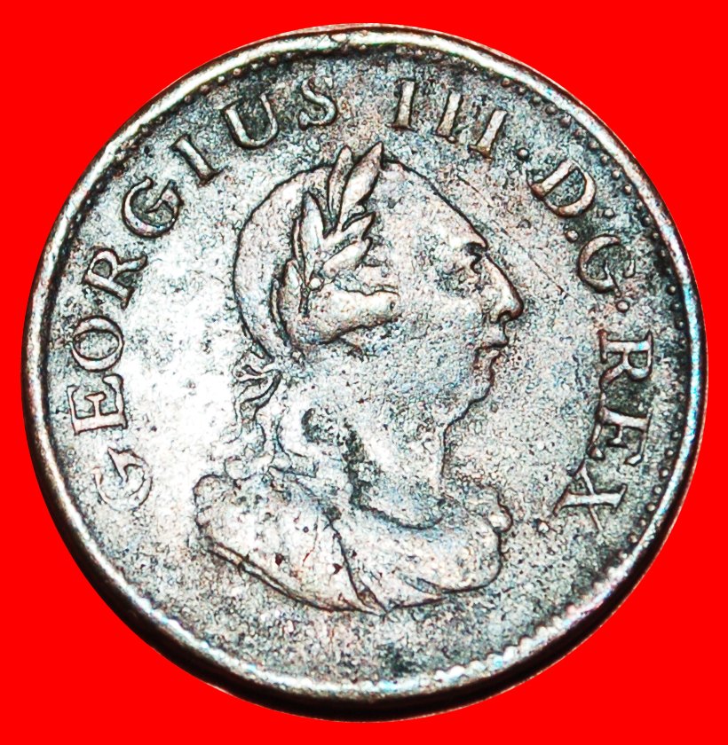  * GROSSBRITANNIEN: IRLAND ★ 1 FARTHING 1806 GEORG III. (1801-1820)! ENTDECKUNG MÜNZE★OHNE VORBEHALT!   