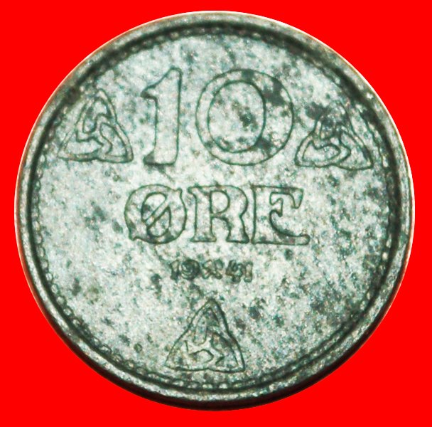  * GERMANY (1941-1945): NORWAY ★ 10 ORE 1941! ★LOW START ★ NO RESERVE!   