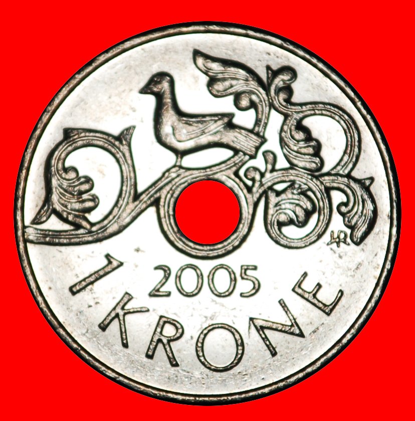 Ⰶ VOGEL (1997-2016): NORWEGEN ★ 1 KRONE 2005 ENTDECKUNG MÜNZE! VZGL STEMPELGLANZ!★OHNE VORBEHALT!