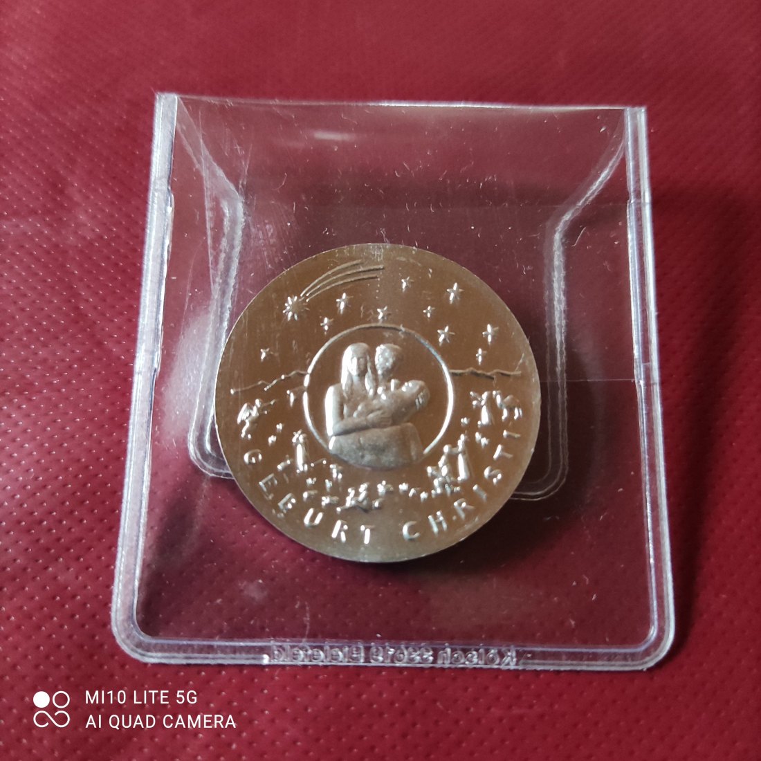  BRD Deutschland 25 Euro Silber 2021 Serie Weihnachten - 1.Geburt Christi Tellerprägung   