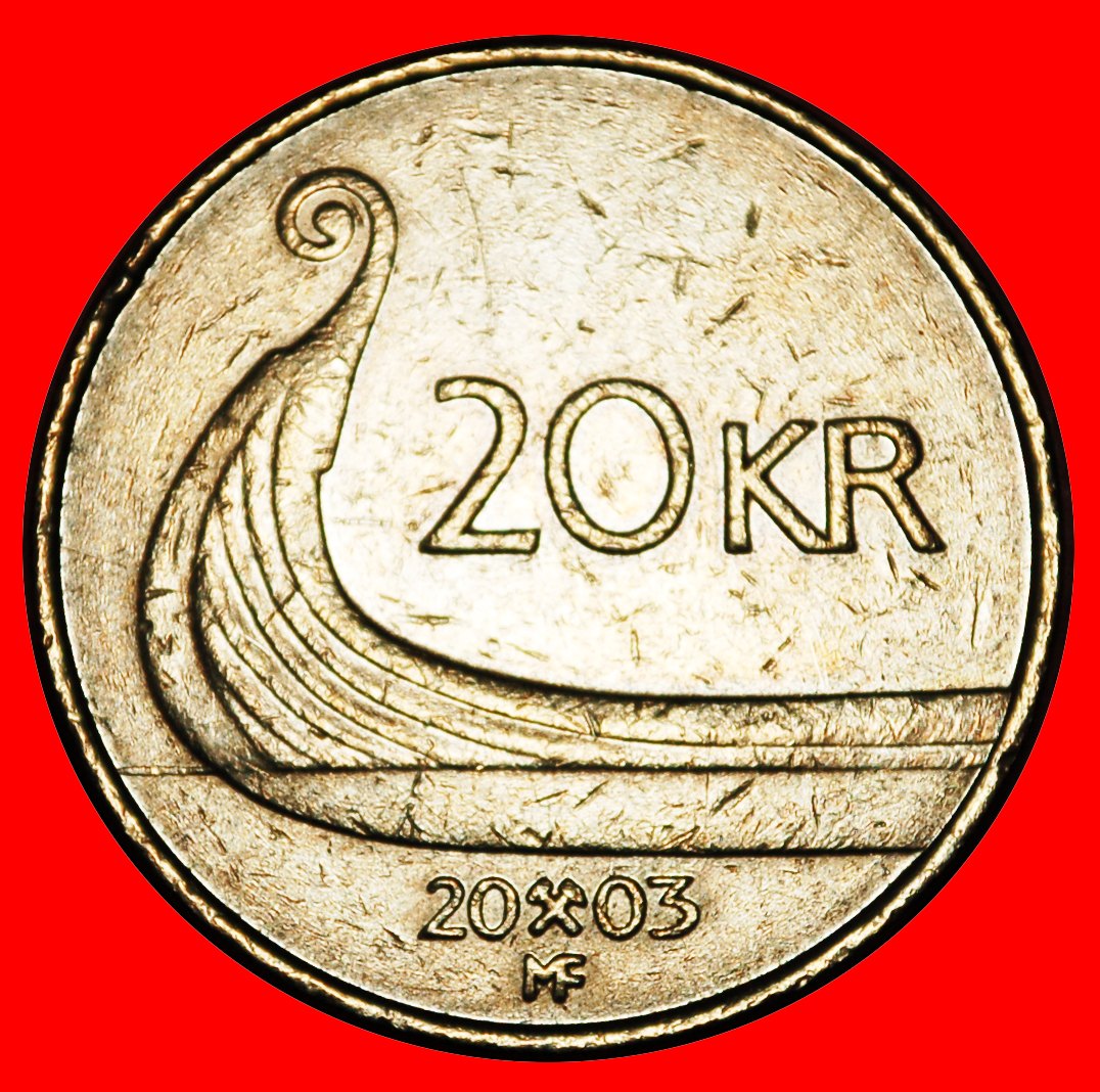  * SCHIFF (1994-2009): NORWEGEN ★ 20 KRONE 2003! ENTDECKUNG MÜNZE! ★OHNE VORBEHALT!   