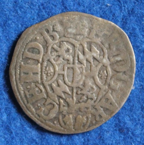  Bistum Hildesheim, Mzst. Hildesheim, Ernst von Bayern, 1573-1612, 1/24 Taler #018   