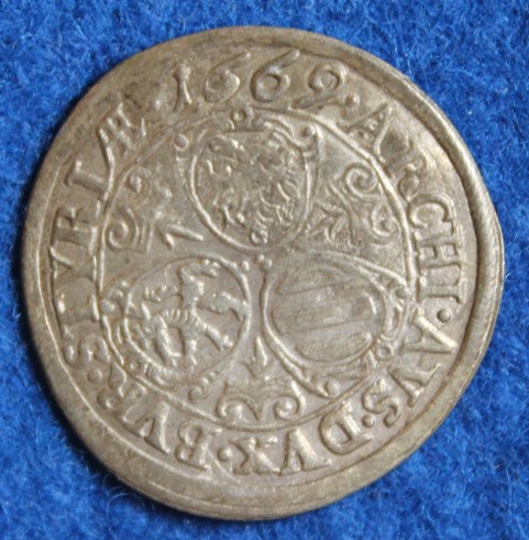 Haus Habsburg - Steiermark, Mzst. Graz, Leopold I., 1658-1705, Groschen/3 Kreuzer #022