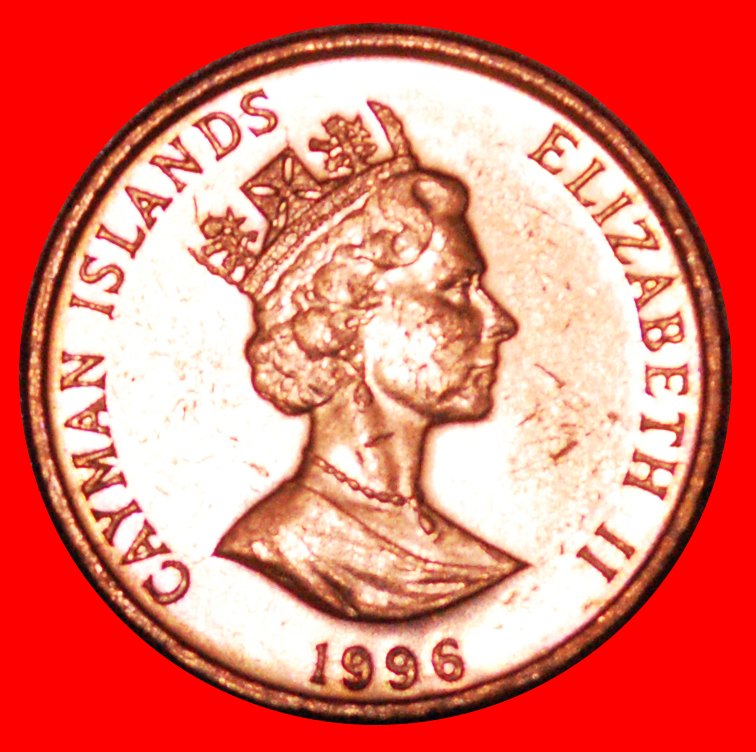  * GREAT BRITAIN (1992-1996): CAYMAN ISLANDS ★ 1 CENT 1996! BIRD MINT LUSTRE! LOW START ★ NO RESERVE!   