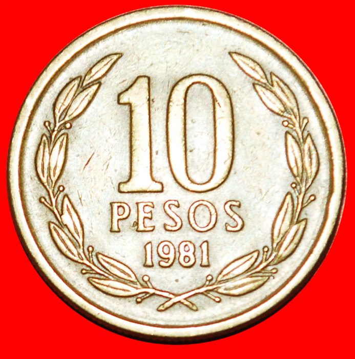 * ANGEL 1973: CHILE ★ 10 PESOS 1981! LOW START ★ NO RESERVE!