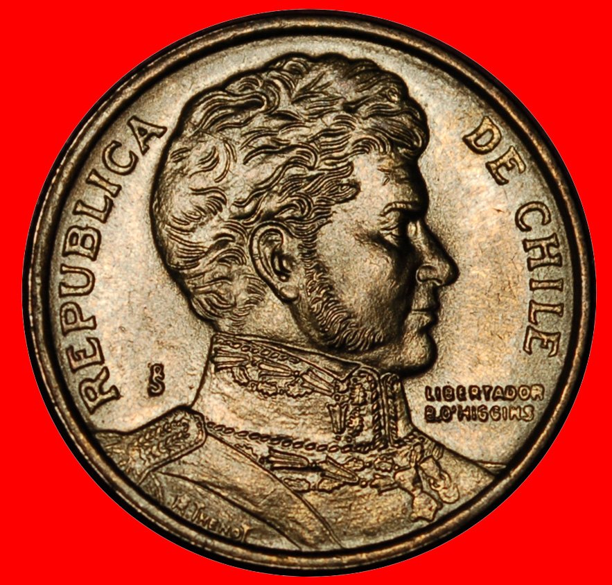  * O'HIGGINS (1990-2021): CHILE ★ 10 PESOS 1998 DISCOVERY COIN! MINT LUSTRE! LOW START ★ NO RESERVE!   
