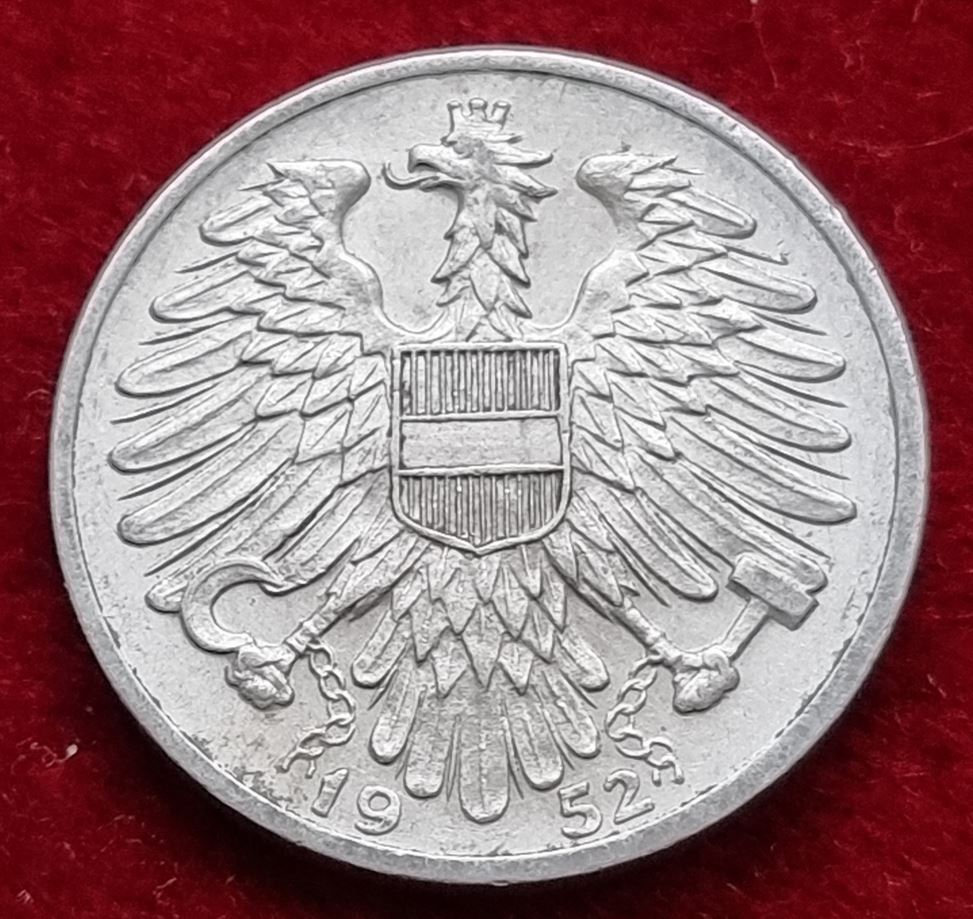  5248(4) 1 Schilling (Österreich) 1952 in vz ....................................... von Berlin_coins   