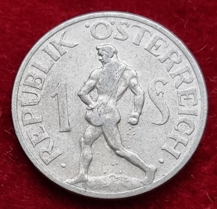  885(2) 1 Schilling (Österreich) 1947 in ss-vz ..................................... von Berlin_coins   