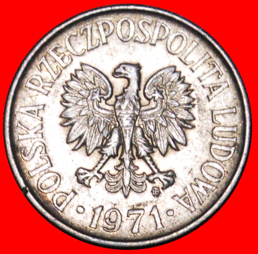  * STERNE AUF ADLER (1957-1986): POLEN ★ 50 GROSHEN 1971 VZGL STEMPELGLANZ! STEMPEL 2★OHNE VORBEHALT!   