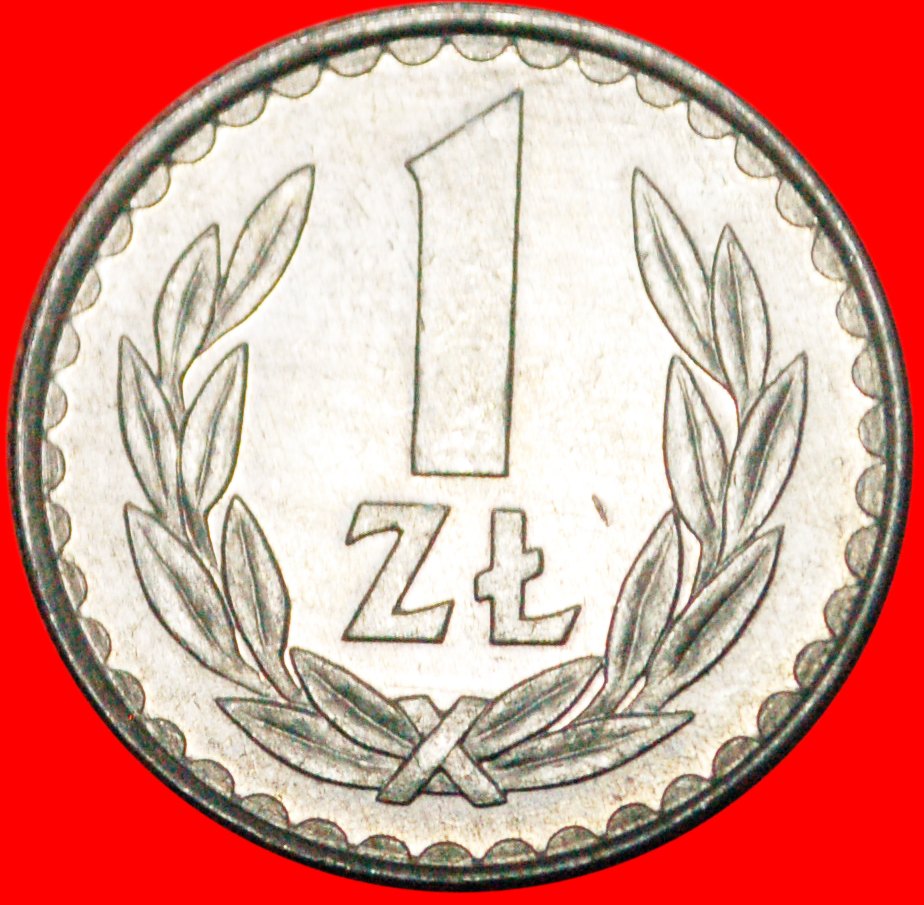  * LONG LEGEND (1957-1985): POLAND ★1 ZLOTY 1984 MINT LUSTRE! DISCOVERY COIN! LOW START ★ NO RESERVE!   