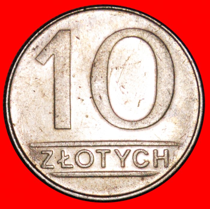  * STERNE AUF ADLER: POLEN ★ 10 ZLOTY 1988!★OHNE VORBEHALT!   