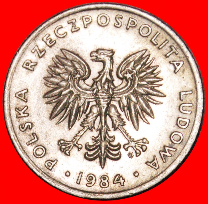  * STERNE AUF ADLER: POLEN ★ 20 ZLOTY 1984!★OHNE VORBEHALT!   