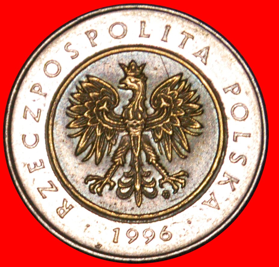  * 5 EICHENBLÄTTER (1994-2021): POLEN ★ 5 ZLOTY 1996! BIMETALLISCH!★OHNE VORBEHALT!   