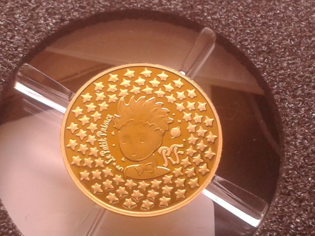  Original 5 euro 2021 PP Frankreich Kleiner Prinz 0,5g 999er Gold 75 Jahre Kleiner Prinz   