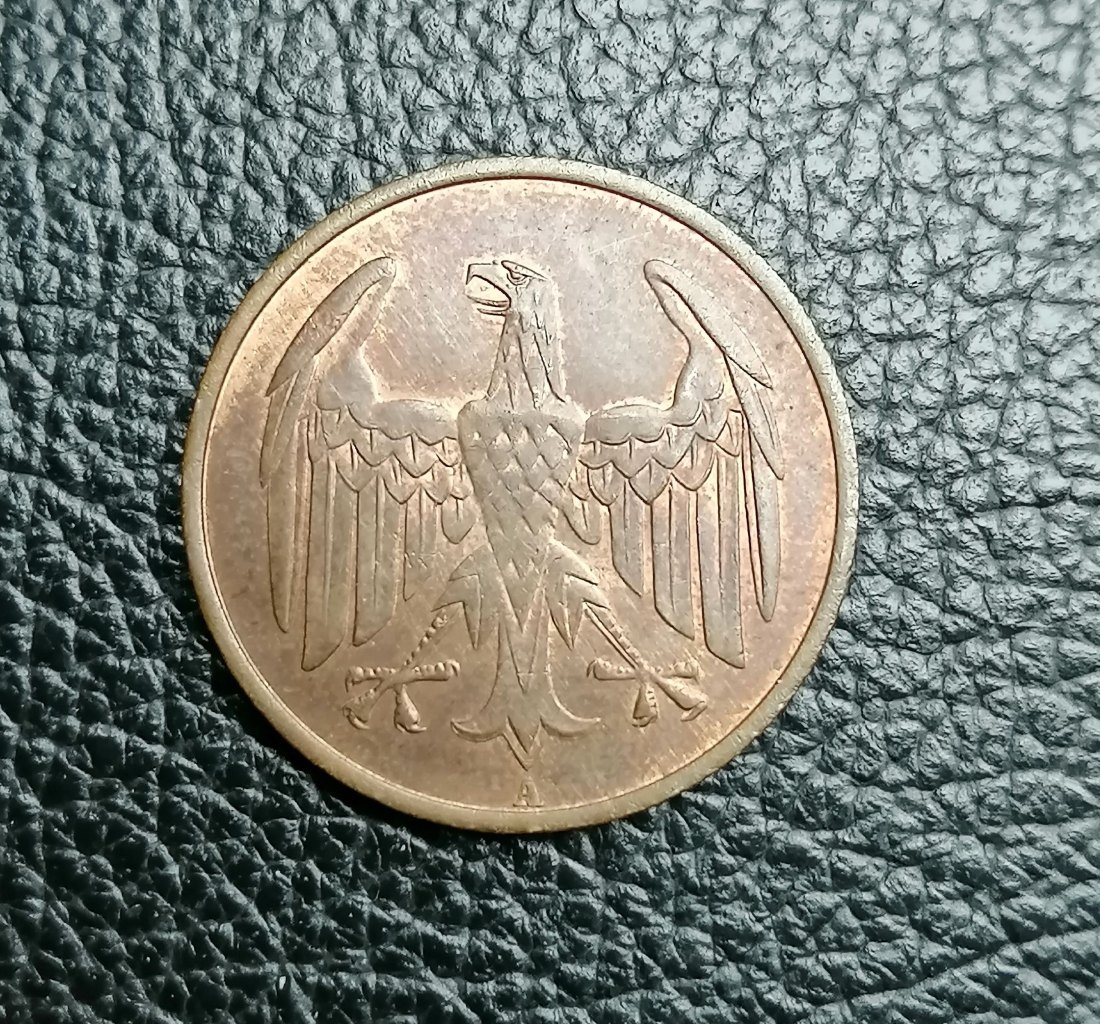  4 Reichspfennig 1932 A Jaeger 315 XXL Bilder Erhaltung prägefrisch   