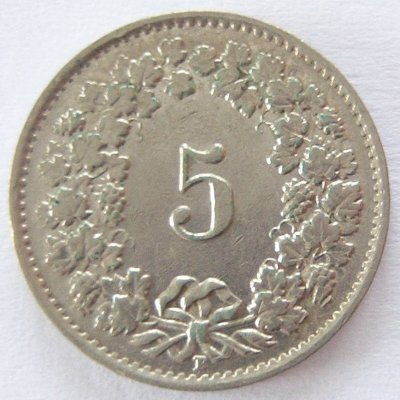  Schweiz 5 Rappen 1945 B   