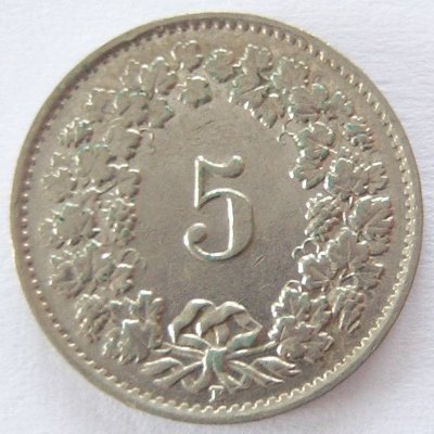  Schweiz 5 Rappen 1945 B   
