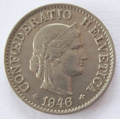  Schweiz 5 Rappen 1946 B   