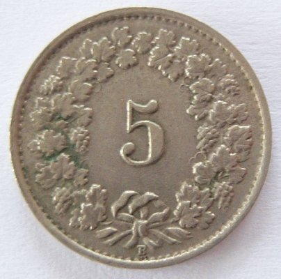  Schweiz 5 Rappen 1948 B   