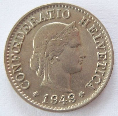  Schweiz 5 Rappen 1949 B   