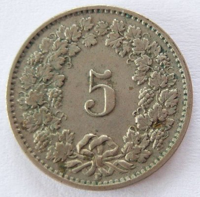  Schweiz 5 Rappen 1953 B   