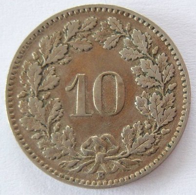  Schweiz 10 Rappen 1922 B   
